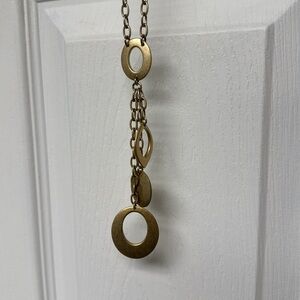 💛 Lia Sophia Long Gold Pendant Necklace, 28”-31”